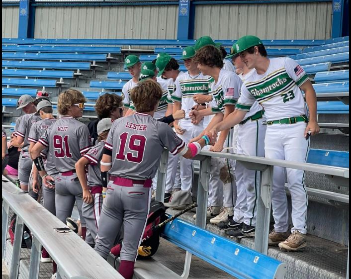 Michigan Shamrocks competing on the field