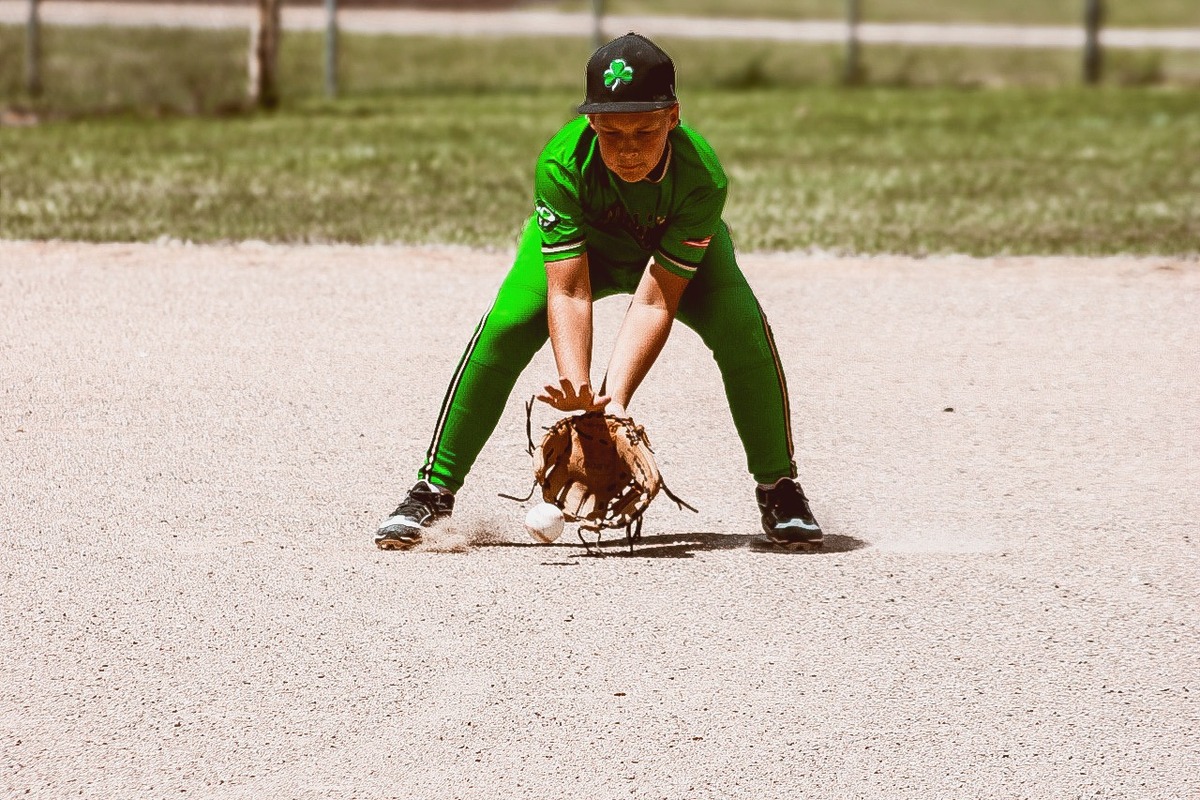 Shamrocks player developing pitching mechanics